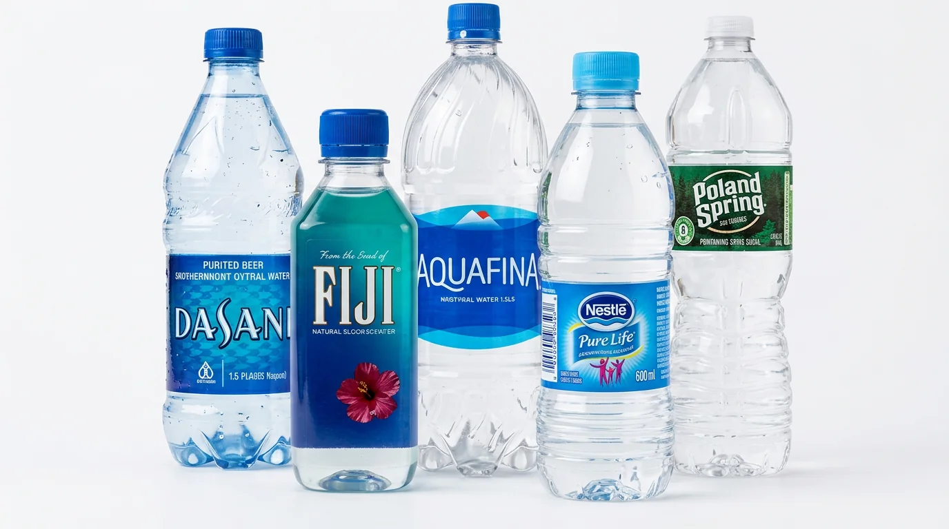 Still and sparkling water bottles stocked free in drink vending machines — Mount Franklin, Pump and San Pellegrino